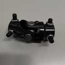 3/4-36 Spline X 3/4" DD Black Steering Universal Joint Single U Joint Shaft