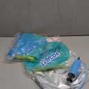 Baby Pool Float No Flip Over, Inflatable Baby Float with Sun Protection Canopy, Baby Swimming Float, Baby Swim Float with Double Air Chambers, Add Tail for Age of 3-36 Months (Small, Blue)