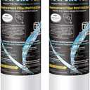 ICEPURE PLUS NSF53&42 Refrigerator Water Filter Replacement for Whirlpool 4396508 4396510, Everydrop EDR5RXD1, Filter 5, 4392857, WF285 PNL240V 4396918 9010 WF-NL300 WF-L500 RWF0500A RWF0500AH, 2 PACK