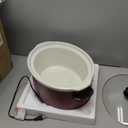 HOMECOOKIN 8-Quart Programmable Slow Cooker with Timer Keep Warm - Small Kitchen Appliance for Family Dinners - Serves 6+ People (Red Shell + White Ceramic Liner)