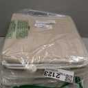 MidmmVick 13 x 13 Inch Cube Storage Bins, 6 Pack Extra Large Collapsible Fabric Storage Bin with Ropes, Foldable Storage Cubes for Home (White & Beige-13"x13"x13")