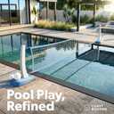 Coast Modern Pool Volleyball Net - Premium Volleyball Pool Game Set for Adults & Family - Accessories Included, 15 ft x 1.2 ft