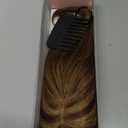 REECHO Human Hair Toppers for Women Real Human Thick Hair Topper Invisible Wiglett for Daily Wear Adding Instant Volume, Medium Brown with Highlights (3.6x4.6")