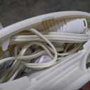 Conair Bonnet Hair Dryer, Soft Portable Bonnet Style Hair Dryer (1 Count (Pack of 1), White)