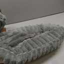 Bedsure ComfyFleece™ Orthopedic Dog Beds for Extra Large Dogs, Waterproof Memory Foam XL Pet Bed with Sides, Non-Slip and Egg-Crate Foam Big Dog Couch Sofa with Washable Corduroy Cover, Grey