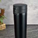 S|M Water Bottle 24 oz | Push Button Lid | Leakproof and Packable for Travel and Sports | Insulated Stainless Steel | BPA-Free