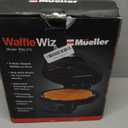 Mueller Heart 5 Waffle Maker, Norwegian Waffle Iron, Adjustable Browning Control & Nonstick, Cool Touch Handle, Easy to Clean, Small Kitchen Appliances