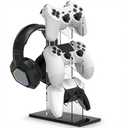Game Controller Enhance Gaming with A 3 Tier Controller Holder & Headset Stand for PS5, PS4, Xbox ONE, Switch, & STEAM. Create A Gaming Fortress.