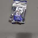 10 x Blue Anodized Aluminum Tire Valve Stem Caps with Plastic Inner Sleeve, Corrosion Resistant. Universal Valve Caps for Cars, Trucks, Motorcycles, Pack of 5