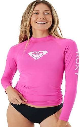 Roxy Womens Fitted Rashguard – UPF 50+, Compression Fit, Swim, Surf, Hiking, Volley, Workout, Yoga, Quick-Dry Swim Shirt L Roxy Womens Fitted Rashguard – UPF 50+, Compression Fit, Swim, Surf, Hiking, Volley, Workout, Yoga, Quick-Dry Swim Shirt L