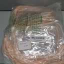 20 Packs Clear Cosmetics Bags for Women Men Waterproof Toiletry Bags PVC Makeup Bags Organizer Case with Zipper for Travel Bathroom (20 Pink Colors) 