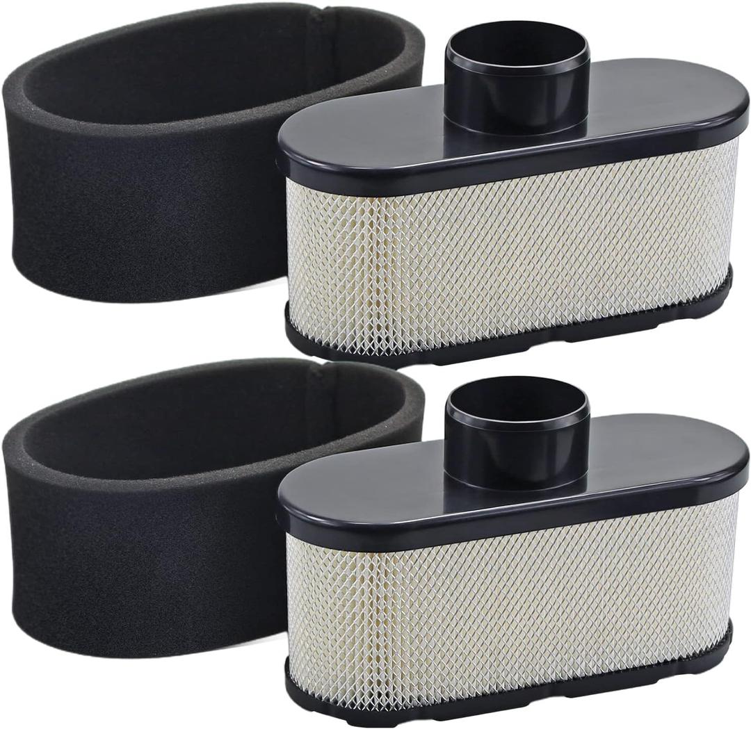 LOCOPOW FR691V Air Filter Part 11013-0752 For Kawasaki Air Filter Upgrade Kit FR651V FR730V FS481V FS541V Replace 11013-0726 11013-7046 Pre Cleaner FS600V FS651V FS691V FS730V Lawn mower 2 Pack