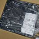 SNTD Dish Drying Rack, Expandable Dish Rack for Kitchen Counter, Stainless Steel Dish Drainer with Drainboard Set and Utensil Holder (Black)