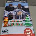 Joiedomi 10 FT Christmas Inflatable Gingerbread Man & Christmas Tree, Holiday Inflatable Outdoor Decoration with Build-in LEDs Blow Up for Xmas, Party Indoor, Outdoor, Yard, Garden, Lawn Dcor