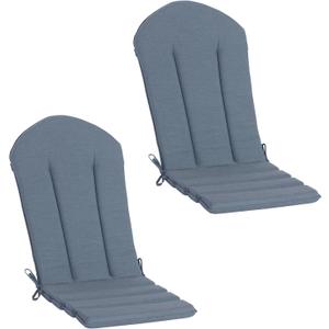 50"x20" Adirondack Chair Cushions Set of 2, Outdoor Rocking Chair Cushions Water-Resistant Weather Resistant High Back Patio Replacement Cushions,Folding Patio Chair Pad