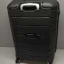 Samsonite Freeform 24-Inch Medium Luggage with Dual 360 Spinner Wheels - Checked Suitcase - TSA Lock, Airline-Approved - Durable Polypropylene Expandable Hardshell for Lightweight Travel - Black