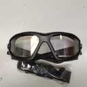 PYRAMEX I-Force Sporty Dual Pane Anti-Fog Goggle, Black Frame/Clear Anti-Fog Lens