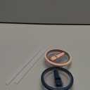 Tumbler Flip Straw Lid Replacement, Fit for 40 oz Stanley Quencher, Spill Proof Tumbler Cover for Stanley Cup, Not Fit for Hydrojug Tumbler (pink blue)