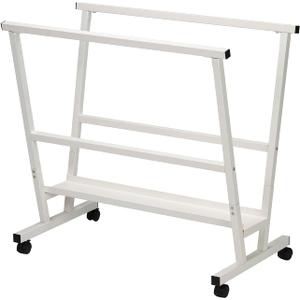 MEEDEN Print Rack - Art Storage Rack with Rolling Casters - Metal Print Display Rack for Artworks, Posters, Print - White