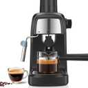 Reemix Espresso Machine 3.5 Bar, 800W Compact Size Coffee Maker with Steam Wand, 4 Cups Cappuccino & Latte Machine for Home and Office