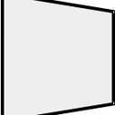 Projection Screen Indoor Outdoor Projector Curtain, 16:9 Thicken Portable White Projector Curtain Screen 40 to 121 inches Polyester Projection Screen Anti Crease