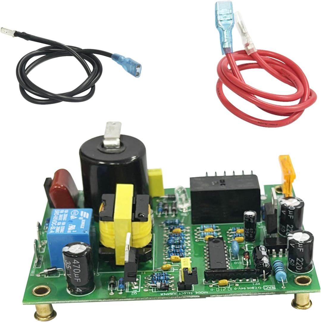 Fan 50 Plus PINS Universal Ignitor Control Circuit Board Replacement for 12 VDC Furnaces with Fan Control