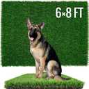 Fake Grass for Dogs to Pee On, Artificial Turf for Dogs, Grass Pee Pad for Dogs Potty Training, Premium 6x8FT Extra Large, Indoor Outdoor Turf Grass Pad for Dogs