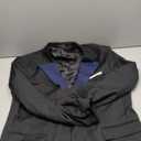 Wangyue 3 Piece Men's Suit Slim Fit Tuxedo for Men Wedding Prom Suits for Men Double Breasted Suit Blazer Vest Pants Sets (Medium, Navy)