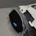 Travel Ease Ergonomic Lumbar Support Cushion, Memory Foam Back Support Cushion for Office Chairs with Skin-Friendly Cover for Comfort (Black)