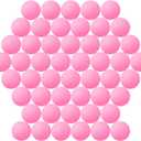 40MM Ping Pong Balls, 50 Pack Assorted Colored Tennis Balls Multi Color Plastic Balls Fun Beer Ping Pong Balls Bulk for Beer Pong Balls, Arts and Craft, Party Decoration, Cat Balls (Pink)
