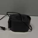 Indoor Electric Portable Space Heater, 1200W Personal Desk Heater, Fast Quiet Heating Ceramic for Large Room,Bedroom and Office Use (White)