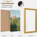 Vintage 12x18 Frame, Antique Gold Photo Frames with Plexiglass Front,Ornate 12x18 Poster Frame Display for Wall Décor,1 Pack,Gold