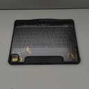 TSQQST Clear Wireless Keyboard Case for iPad Pro 13 Inch M5/M4 2025/2024 with Pencil Holder & Multi-Touch Trackpad, Visible PCB High-Tech Style, 3-Brightness & 7-Color Backlight, 360 Rotatable, Black