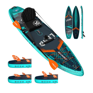 Lead 11‘ x 33" / 12’×35" Inflatable Stand Up Paddle Board - Premium SUP Board Kit - Ultra Stable Paddleboard for Adults & Youth - All Skill Levels - for Lakes, Oceans