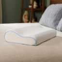 Tempur-Pedic TEMPUR-Neck + Cooling Pillow, Standard - Medium Profile - 2-Pack