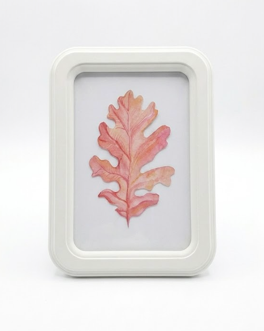Holiday Home 11.8 Inch Yellow Leaf Wall Decor