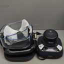 Ninja Crispi 4-in-1 Portable Glass Air Fryer Cooking System, 1500W, 4QT & 6-Cup TempWare Glass Containers with Storage Lids, Microwave, Freezer & Dishwasher Safe, Cyberspace Gray, FN101GY (Navy)