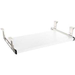 FRMSAET Furniture Accessories Office Product Suits Hardware 20/24/30 inches Keyboard Drawer Tray Wood Holder Under Desk Adjustable Height Platform. (20 inches, White) (Small)