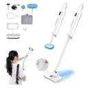 Steam Mop All-in-one for Floor Cleaning, MultiPurpose Steam Cleaner for Home with LED display screen, Detachable Handheld Floor Steamer with Scent Container and strap for Hardwood,Tiles and Carpet