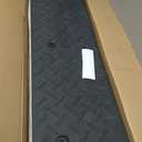 Curb Ramp 2" Rise Rubber Curb Ramps for Driveway Curb Ramps for Sidewalks Car Ramps Door Threshold Ramp Shed Ramps for Riding Mower 7000 LB Capacity