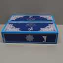 fanquare 7 Ounces Bone China Teacup and Saucer Set for 6, Silver Trimmed Peony Floral Porcelain Coffee Cup with Anti-Slip Design for Home Office Wedding