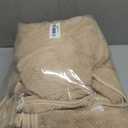 YTYC Towels, 39x78 Inch Oversized Bath Sheets for Adults Luxury Extra Large Bath Towels Sets of 6 Super Soft Shower Towels for Bathroom Microfiber 80% Polyester (Beige,6 Piece)