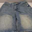 EMMIOL Women Jorts Baggy Jeans Shorts Mid-Low Waisted Denim Y2K Hip-Hop Shorts Summer Hot Short Pants Streetwear (M)
