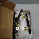 10 Pack 3 Inch Cabinet Pulls knurled Matte Black and Champagne Bronze Kitchen Cabinet Handles Aluminum and Zinc Alloy Drawer Pulls Solid Cabinet Hardware (3'' Hole Center(76mm))