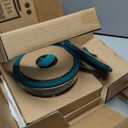 Anyday 2-Pack (2-Cup) Glass Food Storage Set with Glass Lids | Plastic-Free Meal Prep Set | Stackable Airtight Storage Container Set with Vented Lid for Microwave-Safe Reheating (Clear - Kale)