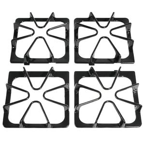 Premium W10447925 Gas Stove Burner Grates Replacement for Whirlpool Amana Stove Burners Replacement,for Maytag Stove Cooktop grate Parts,for Kenmore,Kirkland,Inglis Stove Top Range Cast Iron Rack4 Pcs