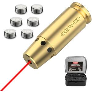 DARKFANG Bore Sight 9mm/.40 Cal/30-30 Win/30-06/.270/12 Gauge/300BLK/7.62x35 Easy Sighting Bore Sighter with Extra Batteries