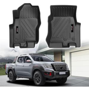 for 2022-2026 Nissan Frontier Crew Cab Floor Mats Front Liner 2 PCS Accessories (for 2022-2026 Nissan Frontier)