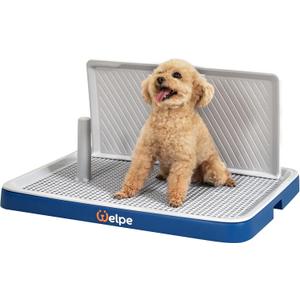 Welpe Dog Litter Box  The Perfect Indoor Dog Potty Tray with High Walls for Small & Medium Dogs, Mess-Free Puppy Training, Protects Floors & Makes Housebreaking Easy!