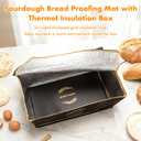 Sourdough Warming Mat with Bread Proofer Warming Box, Sourdough Heating Mat Used to Provide Sufficient Temperature for Bread Proofing, Sourdough Warming, Sourdough Heating, Dough Riser
